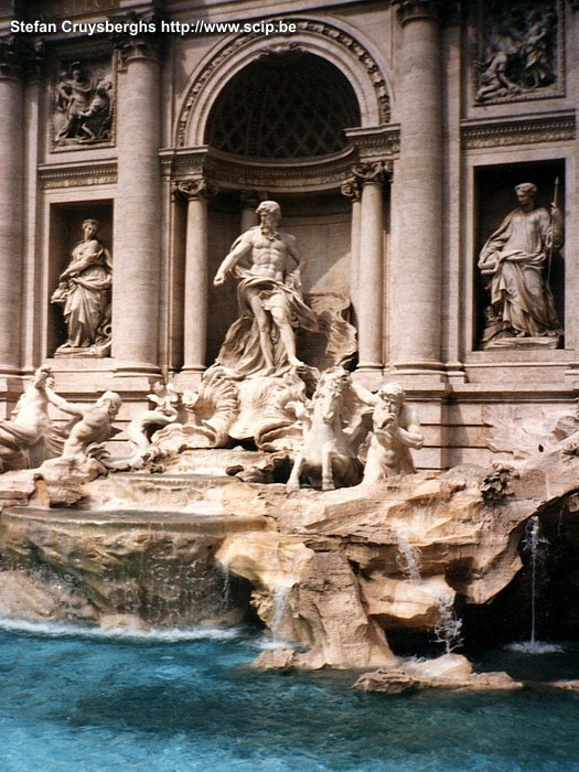 Rome - Trevi fontein De Trevi fontein gebouwd door de architect Salvi. Stefan Cruysberghs